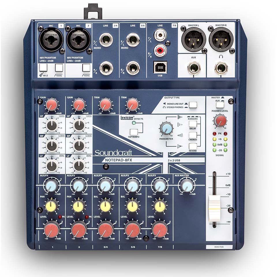 SOUNDCRAFT/Notepad-8FX