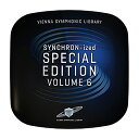 【製品概要】 人気のディメンジョン・ブラスのエントリー版！ 「SYNCHRON-IZED SPECIAL EDITION VOL. 6」は、人気の「SYNCHRON-IZED DIMENSION BRASS 1」と「SYNCHRON-IZED DIMENSION BRASS 2」をエントリークラスまでお手軽にした、スペシャル・エディション・シリーズの6製品目にあたるブラス音源です。 通常、ブラス音源のサンプルを収録する際は「セクションが一斉に弾いた音」を収録しますが、ディメンジョン・ブラスではセクションを構成する「奏者ひとりひとりのサウンド」を収録。これによって生演奏における奏者ひとりひとりのズレ（タイミング、ピッチ、ヴィブラートなど）、すなわち人間らしい不完全さを再現することができるようになりました。たとえ最高のミュージシャンが集まったとしても、完璧な一斉演奏は不可能です。ピッチやタイミングのわずかなズレ、微妙に異なる音色やヴィブラートの強さが、活気に満ちた美しいアンサンブル・サウンドを生み出します。VSL社が新開発した「SYNCHRON PLAYER」（シンクロン・プレイヤー）とそのオートヒューマナイズ機能により、コンポーザーはキーボードを弾くだけでストリングス・アンサンブル特有のニュアンスとバリエーションが自動的に生まれます。 ポップスやロック、そして壮大なシンフォニックのアレンジメントまで、「SYNCHRON-IZED SPECIAL EDITION」のサウンドは様々な音楽スタイルと完璧にマッチします。「SYNCHRON-IZED SPECIAL EDITION」には様々なボリュームがラインナップされておりますので、ワークフローや作曲家の音楽スタイルに応じて、ライブラリを段階的に拡張することができます。そして「SYNCHRON-IZED SPECIAL EDITION」には、新しいレベルの使いやすさを提供しながら、これまでにないストリーミング・パフォーマンスを特長とする、市場で最も強力なサンプル・プレイバック・エンジン「SYNCHRON PLAYER」が付属されています。 本ライブラリの主な特徴 ■ディメンジョン・ブラスから、5つのアンサンブルを収録 ■ノーマルとミュート・アーティキュレーション：スタッカート、サステイン、マルカート、レガート、スフォルツァンド ■各ボイスにダイレクトにアクセス可能なアンサンブルサウンド ■アンサンブルサイズを簡単に切り替え可能 ■演奏の人間味をリアルタイムで調整するためのプリセット ■Synchron Stage Viennaの際立ったアンビエンス ■シートポジションを考慮したリバーブ設定 楽器リスト ■Horns, 4 musicians ■Trumpets, 4 musicians ■Trombones, 4 musicians ■Wagner tubas, 4 musicians ■Low brass, 4 musicians (2 trombones, bass trombone, tuba) VIENNA SYNCHRON PLAYER VSL の新しいSYNCHRON シリーズの1製品である本ライブラリには、圧倒的なストリーミングパフォーマンスを実現しながら「使いやすさ」を最大限に高めた、史上最も強力なプレイバック・エンジンを搭載した「SYNCHRON PLAYER」（シンクロンプレイヤー）を付属しています。 手動でアーティキュレーションを切り替える必要性が最小限に抑えられており、1つまたは2つのコントローラを動かすだけで、ショート・ノートや様々なアタック・タイムのロング・ノート、レガート、ヴィブラートを自在にコントロールすることができます。また「SYNCHRON PLAYER」には5バンドEQ, マイクチャンネルごとにディレイ、アルゴリズミックリバーブ、フェーズスイッチ、パノラマコントロールを備えた本格的なミキサーなど、様々な機能が搭載されています。「SYNCHRON PLAYER」の革新的なアルゴリズムにより、このスモールアンサンブルが持つ活発なサウンドは、楽曲中に魔法のように広がるでしょう。 ご使用にあたって ■本製品のご使用にはVIENNAキー（別売）が必要です。 ■11.3 GB以上の空き領域が必要です。 ■SSD (M2, SATA 6 or USB3/3.1 UASP 対応) の使用を推奨します。 ■本ライブラリはVIENNA INSTRUMENTS ソフトウェアならびにVIENNA INSTRUMENTS PRO ソフトウェアに対応していません。専用ソフト「SYNCHRON PLAYER」でのみお使い頂けます。 ■「SYNCHRON PLAYER」はスタンドアロンに対応していません。 ■サウンド・モジュールをスムーズに動作させる為に、処理速度の速いCPU及びRAMメモリに十分な余裕があるコンピュータにインストールしてご使用されることをお奨めいたします。 ■本製品をご使用いただくにはインターネット経由でのレジストレーション（開発元への製品登録）、アクティベーション（VIENNA キーへのライセンス登録）が必要となります。レジストレーション、アクティベーションにはインターネットへの接続環境、及びE-Mailアドレスが必要となります。 ■ここに掲載している製品の仕様は、予告無く変更されることがあります。