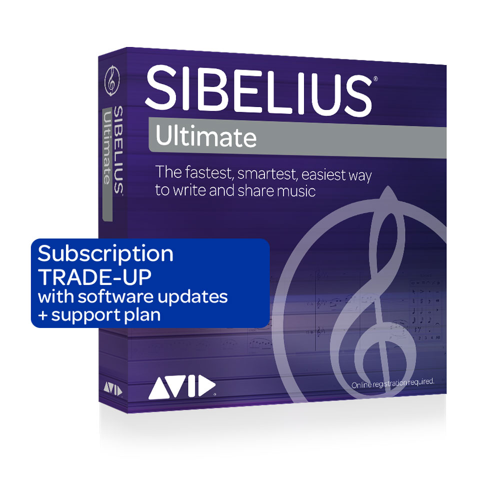 AVID/Sibelius Ultimate 乗換版 サブスクリ