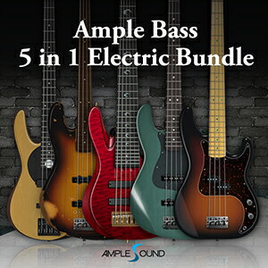 楽天宮地楽器　ミュージックオンラインAMPLE SOUND/AMPLE BASS 5 IN 1 ELECTRIC BUNDLE【オンライン納品】【在庫あり】