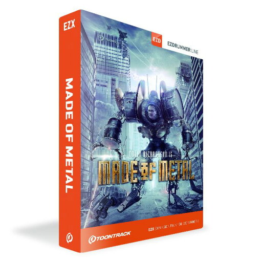 TOONTRACK/EZX MADE OF METAL【オンライン納品】【在庫あり】 TOONTRACK/EZX MADE OF METAL【オンライン納品】【在庫あり】
