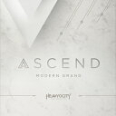 銘器にサウンドデザインを施した、シネマティック・ピアノ音源 【製品概要】 『ASCEND: MODERN GRAND』は、比類なきコンサートグランドピアノSteinway Model Dの響きをHEAVYOCITY のサウンドデザインによって更に昇華させた、創造的なシネマティック・ピアノ音源です。木と金属のボディに張られた弦をフェルトで叩くことで紡がれる伝統のスタインウェイ・サウンドの暖かさ / 深み / ディテールを3種のマイクポジションでしっかりと捕らえたピアノ・サンプルに加え、ブラシ / ハンマー / EBOW / 鎖 / 紐を用いてピアノの弦を奏でたサンプルなど16種類のソースを収録しています。 『ASCEND: MODERN GRAND』のために開発されたASCEND エンジンは、UI中心部の印象的な2D triangular mixer で3つのチャンネルにロードしたサンプルをブレンド。ピアノ本来のオーガニックなサウンドや移ろいゆくテクスチャ、パッドを生成します。2D triangular mixer のミキサーカーソルを操作して好きなブレンド具合で固定することも、MIDI CC やオートメート機能でサンプル間をモジュレートさせることもできます。その他、チャンネルごとのアンプエンベロープや、16ステップのアルペジエイター、ランダムなノート・ジェネレータとしても機能するMIDI ディレイ、12種類の中から4種類をチェインできるマスター・エフェクト、フィルターやディレイをもつコンボリューションリバーブを搭載。これらの機能をフルに活用した100種類以上のSnapShot プリセットからお好みのプリセットを選び、その美しい一音一音に耳を傾けることでインスピレーションが刺激される、最高のシネマティック・ピアノが誕生しました。 【製品特徴】 ■2D triangular mixer ・最大3種類のソースをロードすると画面中央のミキサー各頂点にアサインされ、カーソルを操作することで好きなブレンド具合を設定可能。 ・ミキサー・カーソルのX 軸 / Y 軸の動きそれぞれにMIDI CCをアサインし、オートメーションによる3ソース間のモジュレートが可能。あるいは、マウス操作によるカーソルの動きを最大4小節の長さまで記録し、カーソルの動きをループさせることも出来ます。 ■SETTINGS ページ ・サステイン・ペダル上下や鍵盤押下時のノイズ音量設定 ・ベロシティ・カーブ調整 ・アウトプットのステレオ幅調整 ・サステインペダル踏込時の共鳴、及びリリースサンプルの音量調整 ■Source ページ ・各チャンネルにロードするソースの試聴 / 選択 ■MODULATE ページ ・2D triangular mixer 内のカーソル位置を基準に、1ノートずつサウンドをモジュレートさせるソース設定（LFO / ENV / VEL / KEY） ・2D triangular mixer 内のカーソル位置を操作するMIDI CC の設定 ■ARPEGGIATE ページ ・最大16 ステップのアルペジエイター ・1ステップの長さ / 和音入力時の挙動 / オクターブ / スウィング / ホールドなどのパラメータを設定 ■ECHOES ページ ・REPLICATE モード（スタンダードなMIDIディレイ）と、GENERATE モード（入力ノートを元に新しいノートを生成）、2つのモードを持つMIDI ディレイ・エフェクト ・エコーで生成されるMIDIノートのスケール / ベロシティ / トランスポーズ / プリディレイ / ディレイタイム / ディケイ / エコーの数などのパラメータを設定 ■FX ページ ・最大4 つのエフェクト・スロットに12種のエフェクトから任意のエフェクトをロード可能なマスター・エフェクト ・搭載エフェクト：Clean Compressor / Dirty Compressor / Overdrive Saturation / Aging（古いテープマシンを摸したエフェクト） / EQ / Filter / Gate / Diffusion Delay / Stereo Delay / Digital Reverb / Plate Reverb / Hall Reverb ■CONVOLVE ページ ・マスターエフェクトとは別系統の、各チャンネルからセンドされたソースに対するコンボリューションエフェクトを設定 ・4 カテゴリ（FORWARD / REVERSE / RHYTHMIC / RHYTHMIC REV）合計48種類のインパルス・レスポンスを選択可能 ・Highpass Filters / Lowpass Filter / Rhythmic Gate / Delay / Algorithmic Reverb を搭載 【製品仕様】 ■Native Instruments KONTAKT 6 PLAYER 採用 ■マルチ・プロセッサー/マルチ・コアに対応 ■KONTAKTスクリプト・プロセッサにより、各インストゥルメント独自のGUIやエフェクト等を搭載 ■32bit プロセッシングによるハイクォリティなサウンド出力 ■改良されたDFD(Direct From Disk)機能によるハードディスク・ストリーミング再生。サンプルをRAMメモリに読み込まずハードディスクから直接再生する事で、コンピュータに搭載されたメモリ容量以上の大容量サウンドを扱う事が可能 ■柔軟なアウトプット・ルーティング（各アウトプット・チャンネルのフェーダーには4つのインサート・エフェクトと4X4のAUXエフェクトを適用可能） ■マスター・チューニング／マスター・テンポ設定 ■パフォーマンス・ビュー／ミニマイズド・ビュー切替 ■最大64パート・マルチティンバー／同時発音数無制限 ※動作環境などの最新情報につきましては、メーカー及び代理店の公式HPをご確認ください。 ※ダウンロード製品という性質上、製品納品後のキャンセルはできかねますので、ご了承ください。