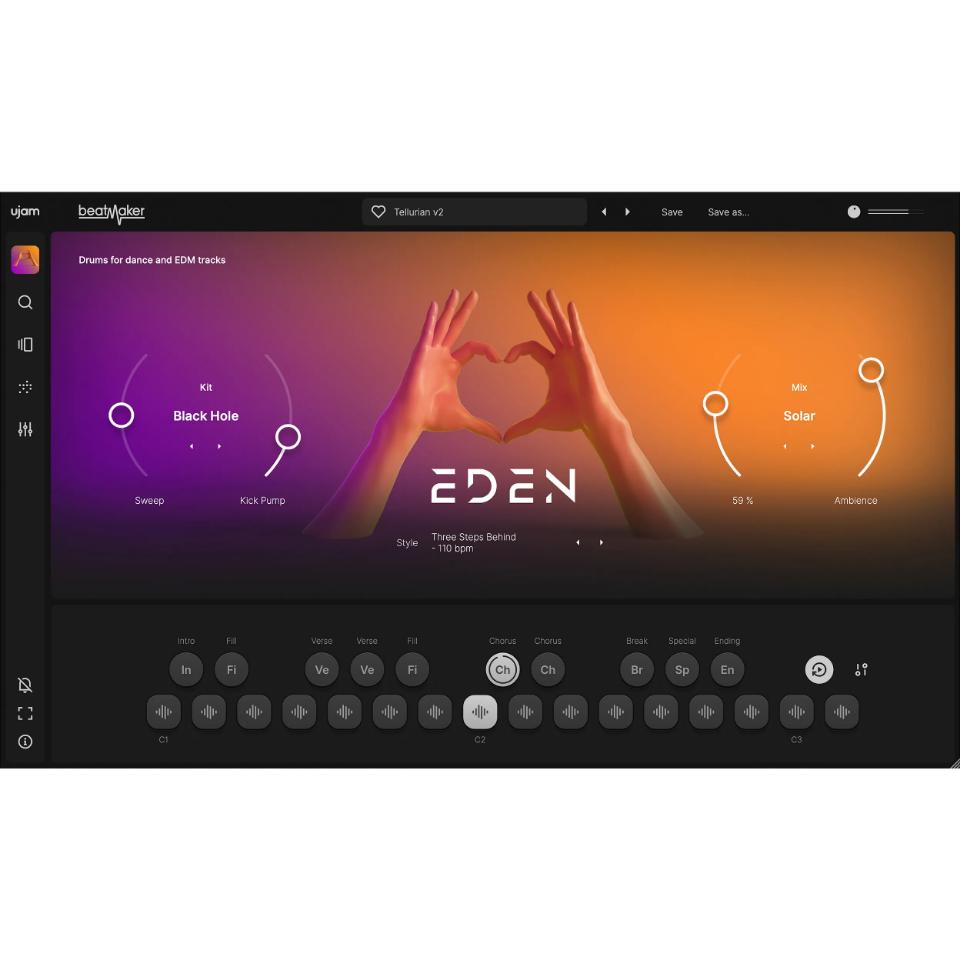 UJAM/Beatmaker EDEN 【〜08/03 期間限定特価キャンペーン】【オンライン納品】