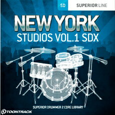 TOONTRACK/SDX - NEW YORK STUDIOS VOL.1【オンライン納品】【在庫あり】