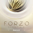 HEAVYOCITY流サウンドデザインを施した、コンパクトなブラス音源 【製品概要】 『FORZO ESSENTIALS』は、シネマティック・ブラス音源『FORZO: Modern Brass』のライブラリを基に制作された、手軽にハリウッド的ブラス・サウンドを取り入れることができるソフト音源です。カリフォルニアのSkywalker Soundで録音されたプラグインやアルゴリズムでは再現できない有機的な暖かさと広がりを持ったオーディオサンプルを収録。26人編成によるトラディショナルなフルアンサンブル・ブラス「Traditional」インストゥルメントと、HEAVYOCITYが得意とするサウンドデザインを施したハイブリッド・ブラス、刺激的なブラス・ループなどの「Evolve」インストゥルメントを擁します。 「Traditional」インストゥルメントは、12本のフレンチ・ホルン／4本のトランペット／8本のトロンボーン／2本のチューバによるアンサンブルによる、6つのアーティキュレーション（サステイン／スタッカート／クレッシェンド／ブラームス／ランダム・フラッター／クラスター・クレッシェンド）を演奏することができます。3箇所のマイクチャンネル（CLOSE、ROOM、HALL）、及び3つのマイクサウンドを予めミックスしたFULLチャンネル用意されており、それぞれで音量／パンを調整可能です。 「Evolved」インストゥルメントは、Brass Designer とLoop Designer、2つのインストゥルメントで構成。複数パラメータをモジュレートする”Macro コントロール”を中心に、様々なサウンドを生み出します。Brass Designer は、数々の賞を受賞したクリエイティブチームがブラス・サンプルを加工したサウンドを最大3種類重ねたレイヤーサウンドを生成。リズムシーケンサとアルペジエーターを組み合わせた高度なリズムエフェクト「Cycle」を用いて、効果的なグラニュラー・スタイルのパッドを作成することも出来ます。Loop Designer は、ブラスを基にしたループサンプルをレイヤーし、直感的なマクロやオートメーションを備えたサウンド・シェーピング機能を組み合わせることで、複雑なリズムやマルチレイヤーのモチーフ、リズミックなテクスチャなどを作成します。 各インストゥルメントには、HEAVYOCITY 製品の定番機能「PUNISH ノブ」「TWIST ノブ」をはじめ、各種エフェクトを搭載。また、即戦力となるインストゥルメントのパラメータ・プリセット「スナップショット」が用意されています。 【製品特徴】 ■Traditionalインストゥルメントの主な特徴 ・3種類のマイクポジション（クローズ／ルーム／ホール）で収録。ポジションごとにボリュームやパンなどミキシング可能。全マイクポジションを予めミックス済みの”Full”チャンネルも使用可能。 ・キースイッチで切り替え可能なアーティキュレーション 　※セクションによって用意されているアーティキュレーションが異なります。 ・使用しないアーティキュレーションのパージ機能 ・ダイナミクスをコントロールするベロシティ・スイッチ、VELOCITYレンジ／DYNAMICS レンジを調整可能 ・マイク・チャンネルごとに調整可能なミキサー搭載 ・ボリュームをモジュレートするGATE 機能と、アルペジエイターを搭載 ※ソロ・インストゥルメントは収録していません。 ■Evolveインストゥルメントの主な特徴 ・MACRO CONTROL レイヤーされている3つのチャンネルのエンベロープ／EQ／フィルター／ドライブ／ゲート／スペースといったエフェクト類の各パラメータを”MACRO ノブ”に統合し、”MACRO シーケンサー”を用いて一斉にモジュレートすることができます。 ・CYCLE（II Brass Designer.nki にのみ搭載） マッピングされているループごとにサンプルのスタート位置／ベロシティ／パンを個別のシーケンスで制御し、stutters やglitch エフェクトのように動作する機能。シーケンスは、それぞれに最大8種類のパターンをチェーン可能。Glitch／pads／Sweeps／Basic Pattern／Complex Patternといったカテゴリに分けられた50種類以上のプリセットを収録。 ・DESIGNER（III Brass Loop Designer.nki にのみ搭載） 独自にカスタマイズしたループを作成します。最大3つのループをレイヤーさせてサウンドを構築し、ノートに割り当てます。 ・PREFORMANCE OPTION レイヤーされる3つのチャンネルそれぞれ個別にピッチベンド・レンジ／ベロシティ・レンジを設定。II Brass Designer.nki では、チャンネルごとのマッピングも調整可能。 ■その他の機能 ・PUNISH FX コンプレッサーとサチュレーションの効果を1つのノブでコントロール。 ・TWIST FX モジュレーションを使用してサンプルのトーン（音の明るさ）を動的に変化させます。 ・Snapshot インストゥルメントのパラメータ設定のバリエーションを、全インストゥルメント合計で約300種類収録。 【製品仕様】 ■Native Instruments KONTAKT 6 PLAYER 採用 ■マルチ・プロセッサー/マルチ・コアに対応 ■KONTAKTスクリプト・プロセッサにより、各インストゥルメント独自のGUIやエフェクト等を搭載 ■32bit プロセッシングによるハイクォリティなサウンド出力 ■改良されたDFD(Direct From Disk)機能によるハードディスク・ストリーミング再生。サンプルをRAMメモリに読み込まずハードディスクから直接再生する事で、コンピュータに搭載されたメモリ容量以上の大容量サウンドを扱う事が可能 ■柔軟なアウトプット・ルーティング（各アウトプット・チャンネルのフェーダーには4つのインサート・エフェクトと4X4のAUXエフェクトを適用可能） ■マスター・チューニング／マスター・テンポ設定 ■パフォーマンス・ビュー／ミニマイズド・ビュー切替 ■最大64パート・マルチティンバー／同時発音数無制限 ※動作環境などの最新情報につきましては、メーカー及び代理店の公式HPをご確認ください。 ※ダウンロード製品という性質上、製品納品後のキャンセルはできかねますので、ご了承ください。