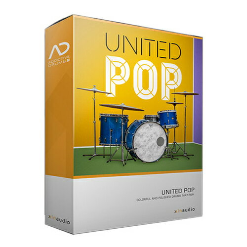 xln audio/Addictive Drums 2 UNITED POP ADpak【～05/30 期間限定特価キャンペーン】【オンライン納品】