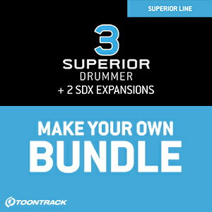 TOONTRACK/SUPERIOR DRUMMER 3 BUNDLE【オンライン納品】【在庫あり】