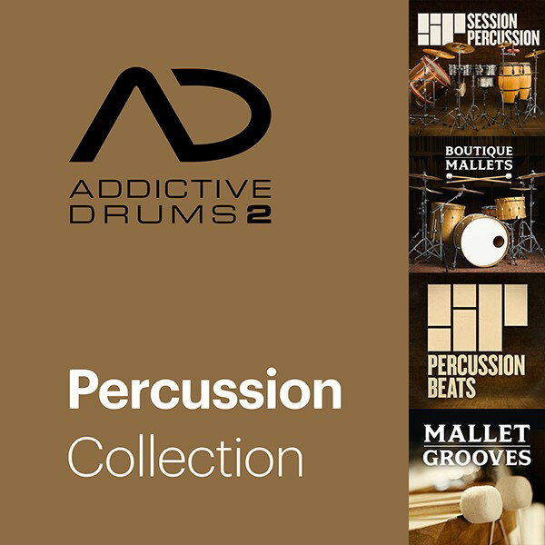 楽天宮地楽器　ミュージックオンラインxln audio/Addictive Drums 2: Percussion Collection【数量限定特価キャンペーン】【オンライン納品】