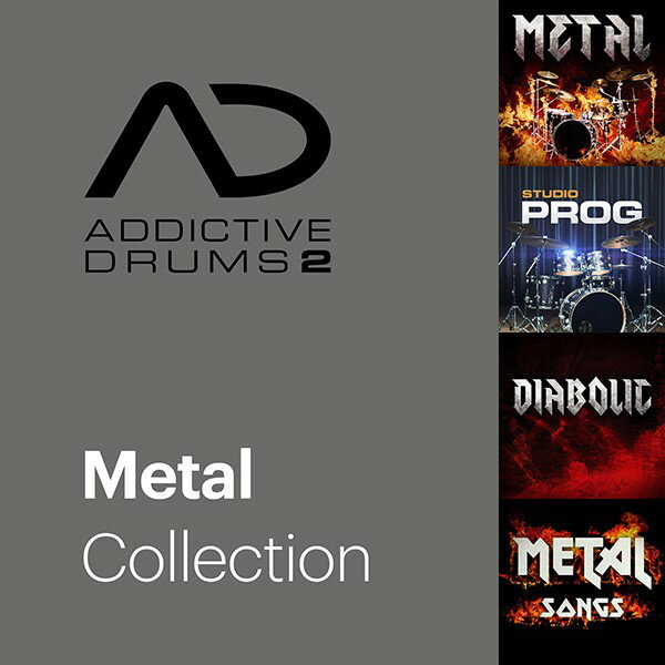 xln audio/Addictive Drums 2: Metal Collection【～05/30 期間限定特価キャンペーン】【オンライン納品】
