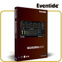 【製品概要】 「Quadravox」（クワドラボックス）は、Eventideの製品の中でも最も重要な H8000FWスタジオ・プロセッサーからの技術を用いて開発された 4声のダイアトニック・ピッチシフターで、各ボイスごとに設定可能なディレイ、デチューン、パン、フィードバックが搭載されており、別世界のようなハーモニーからグルーヴィーなシーケンスまで幅広サウンドをクリエイトすることができます。 1声のボーカル・トラックをもとに聖歌隊のようなハーモニーを作ったり、リズム・トラックに先進的なダブエコーを加えたりと発想次第でさまざまなサウンド作り可能です。「Quadravox」は、Anthology Xに含まれているプラグインの一つで、AAX Native、AU、VSTに対応しています。 【製品仕様】 ■音価と音程のためのクオンタイズ・グリッドが配置された五線譜を使った独自のノーテーション・グリッドにより、更に直感的なプログラミングが可能。各ボイスのパンとレベルは色と明るさによって表示されます。 ■モノラルのシンセ、ギター、そしてボーカルをはじめ、そのほかの様々な楽器にも対応。 ■ミックス・ロックにより、エフェクトのウェット/ドライミックス、またはキー・ロックにより、調と音階を保持しながらプリセットやスナップショットのスクロールが可能。 ■マイクロ・ピッチのシフトをランダム化するランダマイズ機能により、4声のそれぞれのボイスの自然なキャラクターを引き出すことが可能。 ■多声または音階のない楽器や音にも対応するピッチトラッキング・オフ・モード。 【動作環境】 Mac OSX10.7以降、Windows 7＆8; AAX、AU、VST 認証形式（2種）：iLokUSBドングル認証 /iLok マシンオーソライズ（マシンオーソライズの場合、iLok USBは不必要です。）