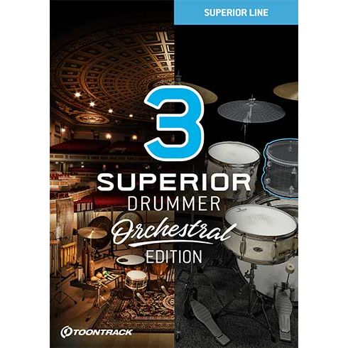 【製品概要】 SUPERIOR DRUMMER 3本体とSDX - ORCHESTRAL PERCUSSIONのお得なバンドル！ 『SUPERIOR DRUMMER 3 ORCHESTRAL EDITION』は、『SUPERIOR DRUMMER 3』と『SDX - ORCHESTRAL PERCUSSION』を通常合計金額よりもお得にご購入いただけるバンドルセットです。 両製品は世界で最も静粛とされる Galaxy Studios にてレコーディングされ、高品位な無処理音源が収録されているという共通点を持っており、高い親和性を発揮します。 本製品をお買い求めいただくことであらゆるジャンルに対応することが可能な環境を構築することが可能です。 【収録製品】 ■SUPERIOR DRUMMER 3 ■SDX - ORCHESTRAL PERCUSSION ※動作環境などの最新情報につきましては、メーカー及び代理店の公式HPをご確認ください。 ※ソフトウェア製品という性質上、製品納品後のキャンセルはできかねますので、ご了承ください。 ※こちらの商品はソフトウェア音源となり、実際の楽器ではありません。