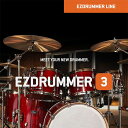 【製品概要】 全世界人気NO.1に君臨したドラム音源『EZ DRUMMER 2』が、更なる進化を遂げ『EZ DRUMMER 3』として誕生。前作の『EZ DRUMMER 2』からGUIが一新、『SUPERIOR DRUMMER 3』の機能を踏襲した「Grid Editor」機能の追加、更に新機能「Bandmate」の追加などが行われ、よりスピーディーなドラム・トラックの制作を実現します。 豊富な機能に加え、7種類のドラムキット、ドラムグルーブ・ライブラリ、繊細でアコースティックなものからハード、ヘビー、モダンなものまで、幅広いプリセットが初期ライブラリとして備わっています。TOONTRACK社が送る、作曲におけるスタンダードの地位を狙う、新たなドラム音源の登場です。 ●特徴 フルリサイズ可能でスケーラブルなインターフェイス。 グリッド・エディター、ステップ・シーケンサーなどをオンボードで搭載。 BandmateまたはTap2Findを使ってグルーヴを探す。 7つのキットに加え、スネア、キック、シンバルを追加。 約15GBのドラム、シンバル、パーカッションを収録。 幅広いスタイルとサウンドに対応するミックス用プリセット。 グルーヴとフィルの包括的なMIDIライブラリ。 電子ドラムのためのマッピング、調整機能。主要な電子ドラムに対応するプリセットも収録。 【エンジンの特徴】 新しいGUI フルリサイズ可能でスケーラブルなGUI。 新しいMIDIライブラリ ポップス、ロック、エレクトロニック、ヒップホップ、レゲエなど、主要な音楽ジャンルを網羅した膨大なライブラリーを搭載。 「TAP 2 FIND」も更に進化 ステップシーケンサー、グルーブ・モックアップの録音機能などが追加されました。 MIX＆MATCH 異なるグルーヴからパートを選び出し、瞬時に新しいグルーヴを作ることができます。 ドラマーと会話をしながら ゴーストノートを簡単にコントロールできるほか、新機能「Power Hand」も搭載。 「GRID EDITOR」を搭載 『EZ DRUMMER 3』だけでMIDIをプログラミング、編集、微調整が可能。 ヒューマナイズ機能 ベロシティと細かなタイミングを自動で調整。 完璧なパーカッションを アーティキュレーションを自動的に変化させ、全体の表現力を高めることができます。 新しい「MIXER」 一新され、より直感的になったMIXER。 改良型インタラクション インストゥルメントやオーバーヘッド・チャンネルをMIXER上で直接プレビュー。 豊富なプリセット 様々なスタイルやサウンドに対応するレディメイド・ミックス。 「THE BANDMATE」 『EZ DRUMMER 3』にアイデアを与えると、カスタムグルーヴを生み出します。 MIDIとオーディオファイル 『EZ BASS』や『EZ KEYS』のMIDIファイルや、単一楽器のオーディオ・ファイルを用いて、グルーブを生成。 究極の時間節約術 曲のパートを完成させるためのアウトラインをすぐに作成できます。演奏を完成させることができます。 【THE SOUNDS.（収録内容）】 『EZ DRUMMER 3』には、初期ライブラリとして「MAIN ROOM」「BRIGHT ROOM」「TIGHT ROOM」といった3種類のルームでレコーディングを行ったドラムキットが収録されています。 これらのキットは評価の高い『SDX - THE ROOMS OF HANSA』と同様に、ベルリンの「Das Hansa Tonstudio」にてエンジニア Michael Ilbert氏（コールドプレイ、アデル、ザ・ウィークエンド等）の手で新たにサンプリングされ、これからの時代にふさわしいサウンドを提供します。 ※動作環境などの最新情報につきましては、メーカー及び代理店の公式HPをご確認ください。 ※ソフトウェア製品という性質上、製品納品後のキャンセルはできかねますので、ご了承ください。 ※こちらの商品はソフトウェア音源となり、実際の楽器ではありません。