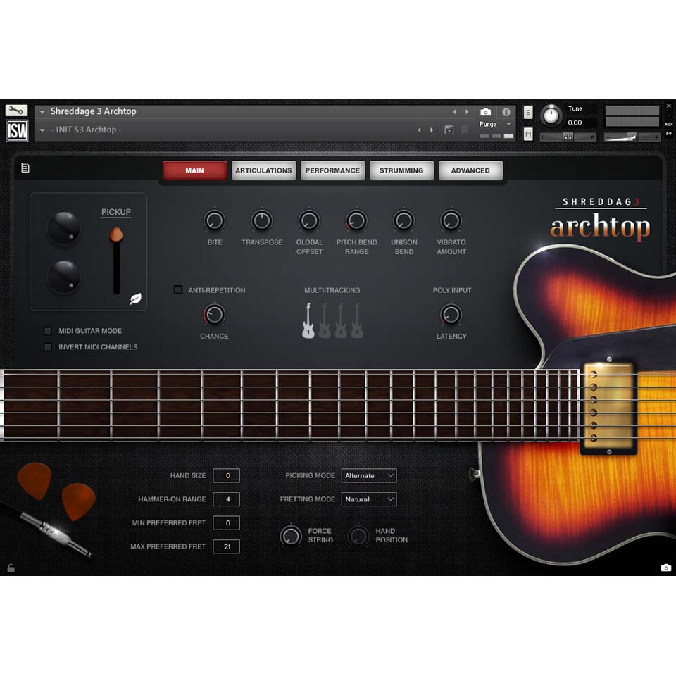 IMPACT SOUNDWORKS/SHREDDAGE 3 ARCHTOP【オンライン納品】【在庫あり】