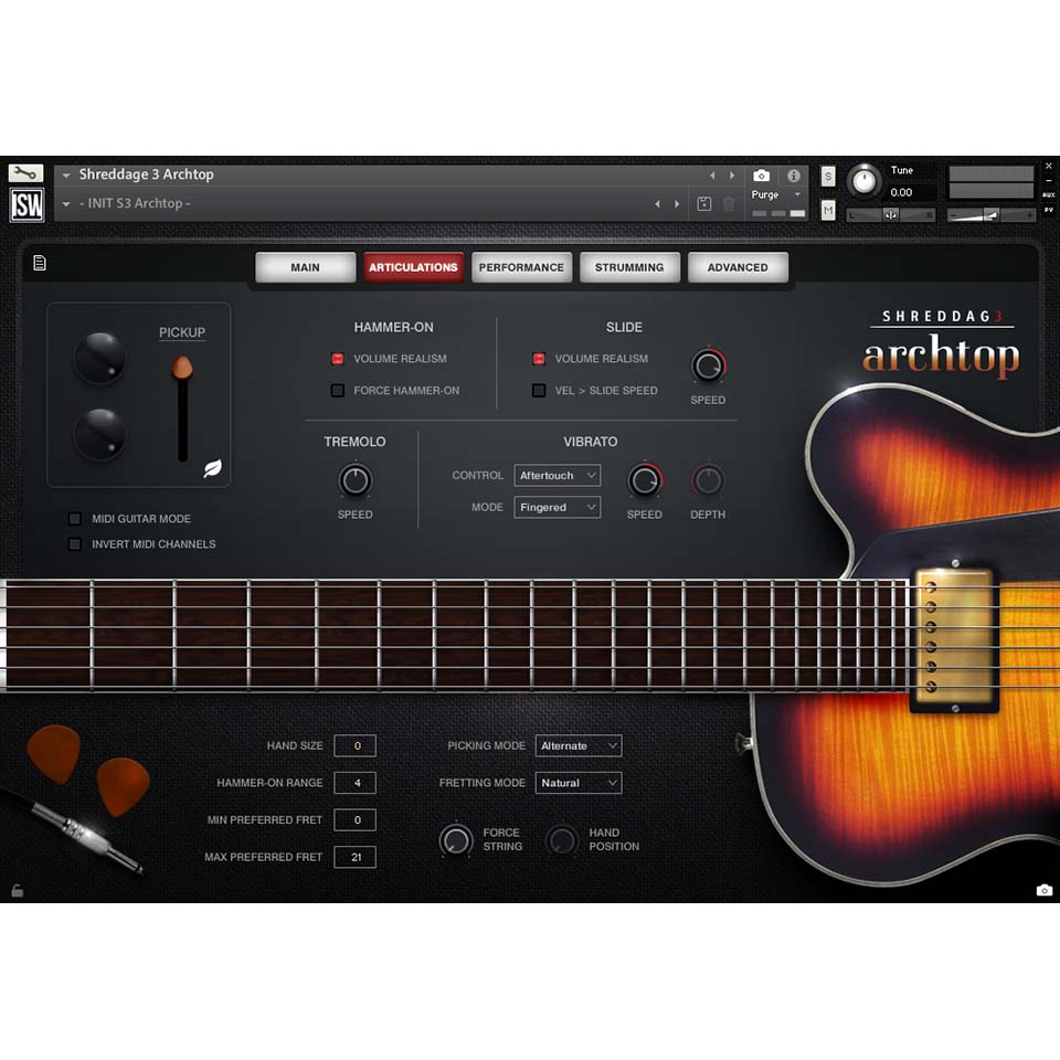 IMPACT SOUNDWORKS/SHREDDAGE 3 ARCHTOP【オンライン納品】【在庫あり】