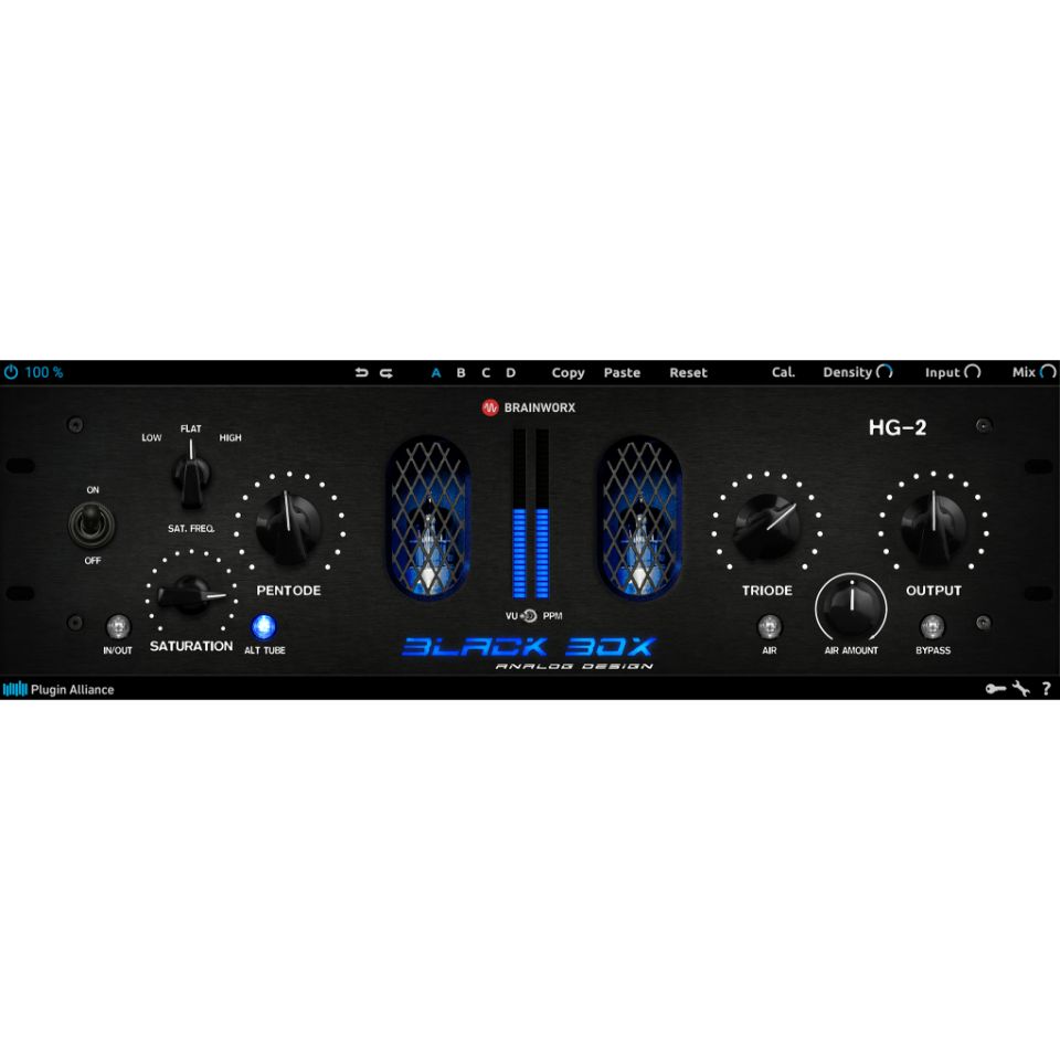 こちらの商品は【Recording Proshop Miyaji (RPM)】のお取り扱い商品です。 お電話でのお問い合わせは03-3255-3332まで。 【製品概要】 ミックスバスのベストフレンドを紹介しましょう。Dave Pensado、Bob Horn、Jack Douglasなどの著名なミックス・エンジニアは、ハイエンドのBlack Box Analog Design HG-2チューブ・プロセッサーをミックスに使用しています。甘いチューブとクリーミーなサウンドのトランスのエミュレーションは、トラックのサウンドをよりリッチで充実したものにするだけでなく、同じピークレベルでもよりラウドで大きく、パンチのあるサウンドにします。 ・楽曲を様々な色で彩る HG-2は4種類の真空管ステージを直列・並列回路でエミュレートし、ミックスや個々のトラックを豊かで多様な倍音で彩ります。6U8A五極管と三極管をエミュレートした独立ゲイン・コントロールは、プラグインの入力と出力を暖めるバター状の仮想トランスの間に直列に配置されています。 ・五極管と三極管の魅力を完璧にブレンド 次にDensity（密度）コントロールを調整すると、両者の相対的なバランスやプラグインの出力レベルを変えることなく、両方の真空管をより強くドライブし、より太く、より重くすることができます。キャリブレーションメニューは、オリジナルハードウェアの内部トリム調整の効果をエミュレートし、HG-2の高域レスポンスを瞬時に変更し、Dark/Normal/Brightの3種類のカラーリングを作り出します。 ・パンチと柔らかさ ボーカルや弦楽器、ピアノ、フルミックスなど、”魔法の粉”をどの程度振りかけるかは、Airノブを追加することでコントロールできます。Mixコントロールを下げると、プラグイン出力にドライ信号が追加され、HG-2の美しい真空管の柔らかさと光沢が、ミックスのディテールとパンチを完全に保持した状態で結合してくれます。 ※動作環境などの最新情報につきましては、メーカー及び代理店の公式HPをご確認ください。 ※ソフトウェア製品という性質上、製品納品後のキャンセルはできかねますので、ご了承ください。 ※こちらの商品はソフトウェアとなり、ハードウェアの機材ではありません。