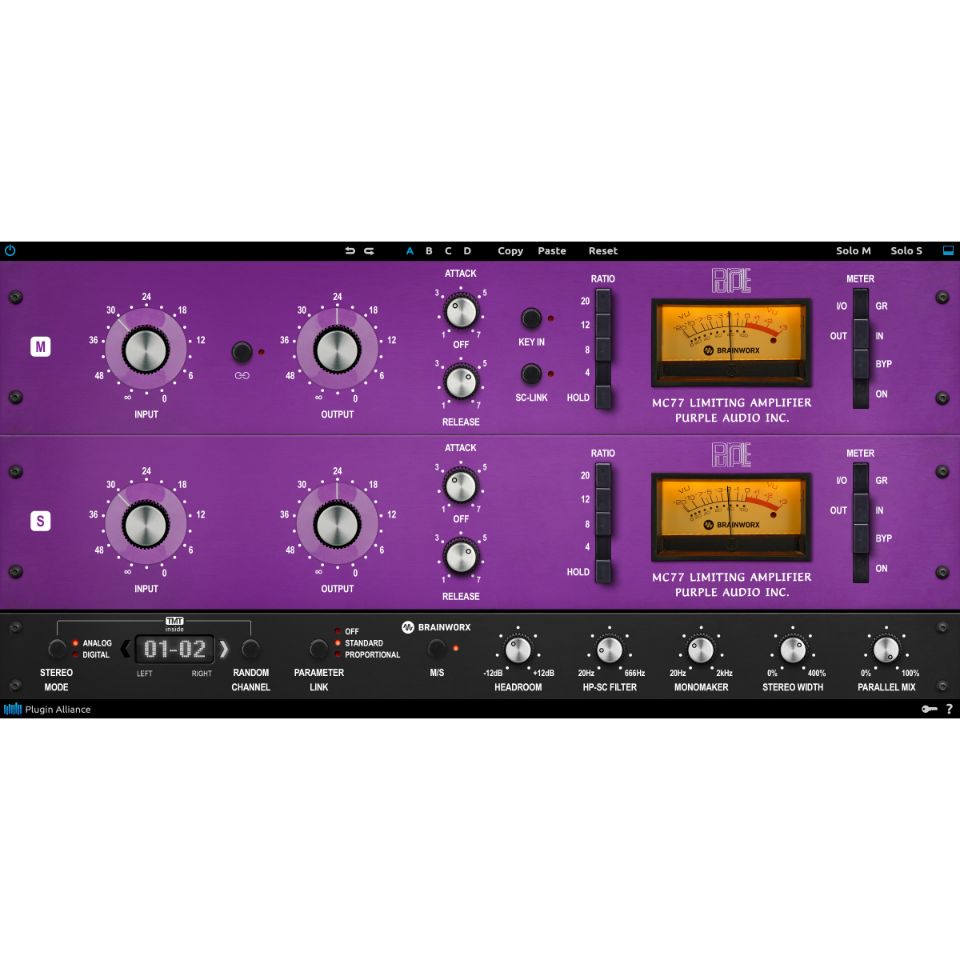 楽天宮地楽器　ミュージックオンラインPlugin Alliance/Purple Audio MC77【オンライン納品】【在庫あり】