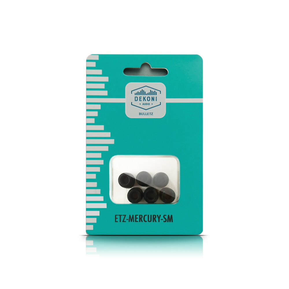 Dekoni Audio/BULLETZ MERCURY 4.9MM(Sサイズ3ペア)【ネコポス発送】