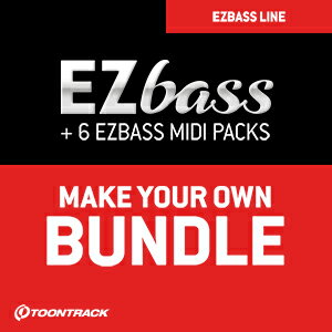 【製品概要】 EZBASSとお好きなBASS MIDIを6種を選べるバンドルパック！ 『EZBASS MIDI EDITION』は、即戦力ベース音源『EZ BASS』と、お好きな「BASS MIDI」パック(バンドル製品を除く)を6つお選びいただけるお得なバンドルセットです。下記製品を、通常合計金額よりもお得にご購入頂けます。 ※本製品をご購入いただくと、『EZ BASS』1つと『BASS MIDIシリーズ』共通のシリアルが6つ発行されます。 『BASS MIDIシリーズ』共通のシリアルをTOONTRACK社アカウントに登録する際にお好みの製品を選択いただけます。 ご希望の製品と異なるものを選択・登録してしまった場合、交換のご希望に沿うことができない場合がございますので、製品選択の際はご注意ください。 ※動作環境などの最新情報につきましては、メーカー及び代理店の公式HPをご確認ください。 ※ソフトウェア製品という性質上、製品納品後のキャンセルはできかねますので、ご了承ください。 ※こちらの商品はソフトウェア音源となり、実際の楽器ではありません。