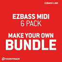 【製品概要】 お好きなBASS MIDIを6つ選べるバンドルセット 『EZBASS MIDI 6 PACK』は、お好きなベースMIDIグルーブ集6タイトルを製品登録時にお選びいただけるお得なバンドルパッケージです。6つのベースMIDIグルーブ集を個別にお買い求めいただくよりもお得にご購入頂けます。 ※本製品をご利用いただくには、『EZ BASS』が必要です。 『BASS MIDIシリーズ』共通のシリアルをTOONTRACK社アカウントに登録する際にお好みの製品を選択いただけます。 ご希望の製品と異なるものを選択・登録してしまった場合、交換のご希望に沿うことができない場合がございますので、製品選択の際はご注意ください。 ※動作環境などの最新情報につきましては、メーカー及び代理店の公式HPをご確認ください。 ※ソフトウェア製品という性質上、製品納品後のキャンセルはできかねますので、ご了承ください。 ※こちらの商品はソフトウェア音源となり、実際の楽器ではありません。