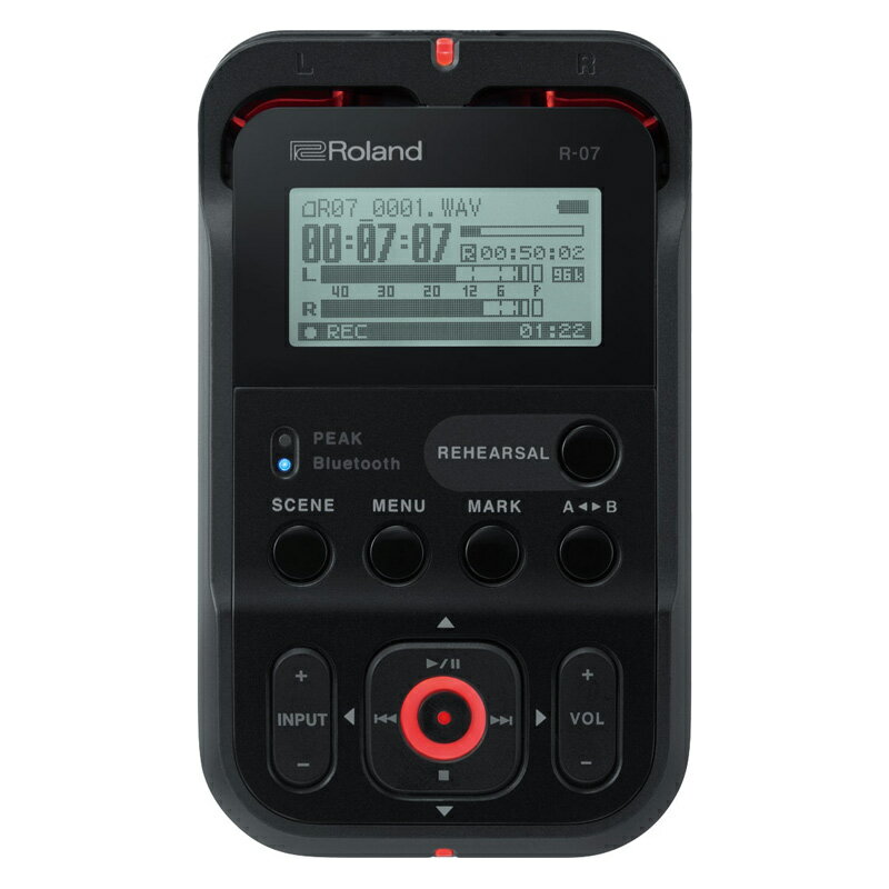 Roland/R-07 (BK) High Resolution Audio Recorder（ブラック）