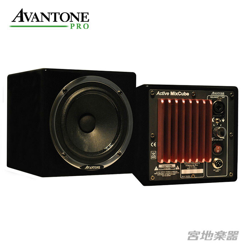 Avantone Pro/Active Mixcubes ブラック【ペア】【検品後出荷】【在庫あり】