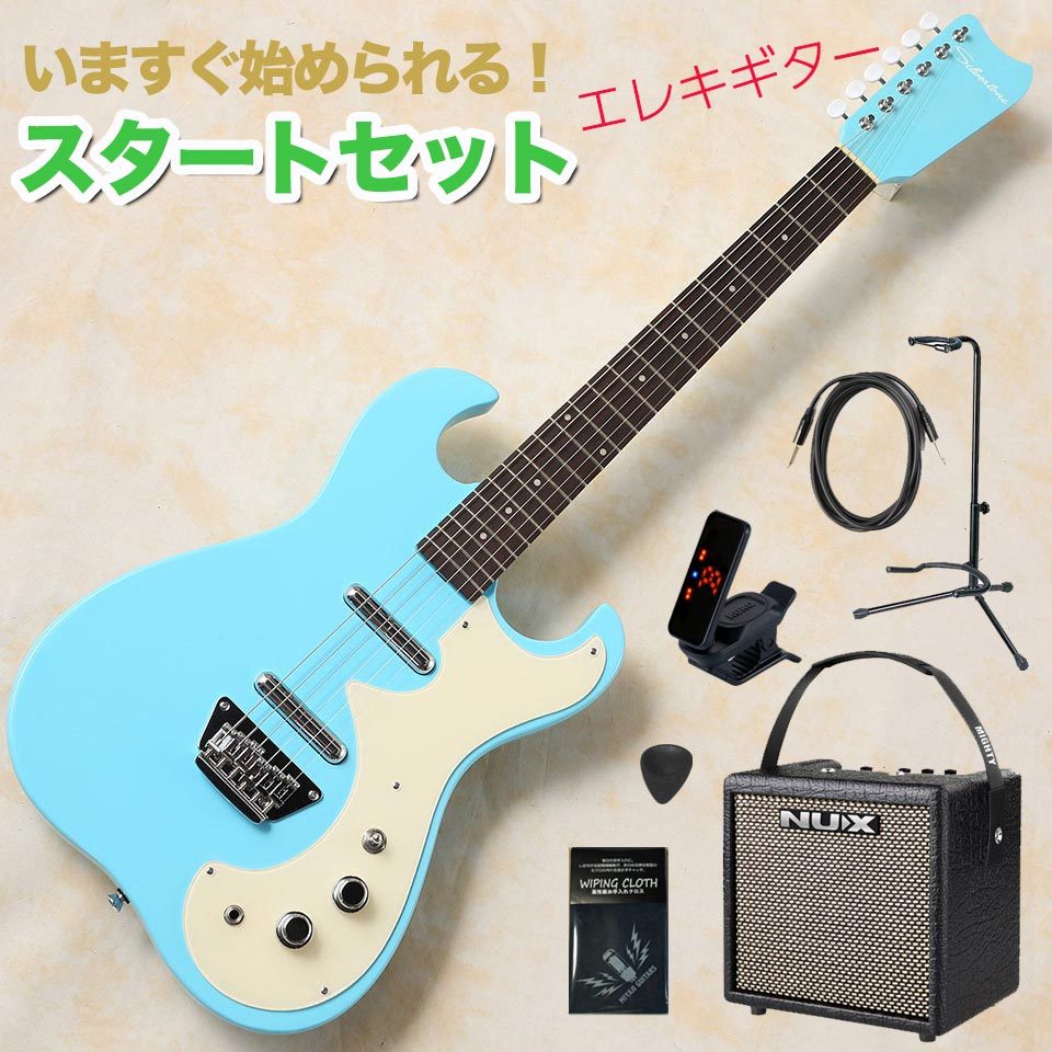 Silvertone/1449 DBL (Daphne Light Blue) w/Gigbag【エレキ ギター スタートセット】【エレキ入門セット】【在庫あり】