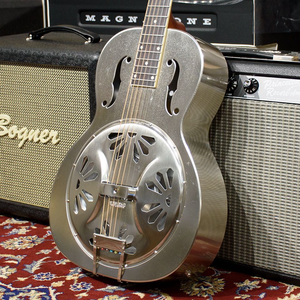 Gretsch/G9221 Bobtail Round-Neck Acoustic / Electric Steel Body Resonator Guitar Weathered Pump House Roof 【受注生産】【送料無料】