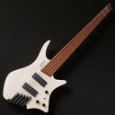 Newモデル！Boden Bass Standard 5！ Boden Bass Standard 5モデルは、ソリッドなアメリカン・バスウッド・ボディにフレイム・メイプル・ベニア、柾目のローステッド・メイプル・ネックと指板を採用。 このクラシカルな木材の組み合わせは、ボディからの力強いミッドレンジとネックからの輝きとパンチを実現し、様々な演奏スタイルや音楽ジャンルをカバーする非常にバランスの取れた明瞭なサウンドをもたらします。 ネックはカーボンファイバーとウォルナット材で補強され、剛性と長期的な安定性を兼ね備えています。 この楽器のナチュラルでウッディなアコースティック・キャラクターを最大限に引き出すため、Fishman Fluence Bassピックアップとエレクトロニクスを採用し、プレイヤーのテクニックやタッチの繊細さを色付けすることなく様々なアンプ・システムに伝えます。 同心円状のポテンショメーターによる2バンドEQは、ホーム・レコーディングからライブ・パフォーマンスまで、様々な演奏状況に対応する優れた音色の柔軟性を提供します。 GENERAL Bolt-On Construction with new sculpted neck joint heel Body: Solid American Basswood Available Finishes: Natural Satin, Charcoal Satin Approximate Weight: 3kg / 6.6 lbs +/- 10% Manufactured in Indonesia HARDWARE .strandberg* Bass Tuner Assembly ＆ String Locks Anodized Black LuminlayTM Green Side Dots LuminlayTM Green Inlays NECK ＆ FRETS Roasted maple neck - Quartersawn, Carbon Fiber and Walnut reinforced EndurNeckTM Profile Roasted Maple Fretboard 20” Fretboard Radius 24 Frets Jescar 51100 Stainless Steel Fretwire (57110 for zero fret) D’Addario NYXL 45130 EB35” 5ST (045/130) Standard tuning BEADG SONIC PROFILE H-H Pickup Configuration Neck: FishmanTM Fluence Bass, 5-String Soapbar - Black Bridge: FishmanTM Fluence Bass, 5-String Soapbar - Black Controls: 1 Volume (p/p), 2-Band EQ (Stacked), 1 Balance, 3-Way microswitch SKU: BB5CT-23S-M-F-NA 3.01kg ※製品の価格・仕様は予告なく変更になる場合がございます。