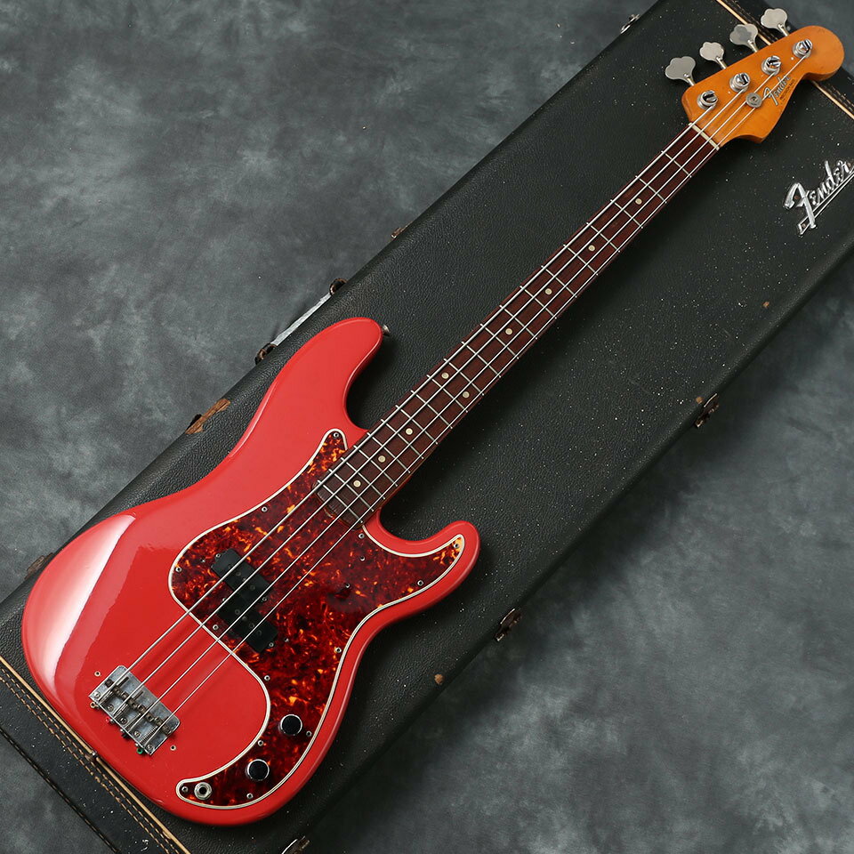 Fender/Precision bass 1965 Fiesta Red RefinyUSEDzyVINTAGEz