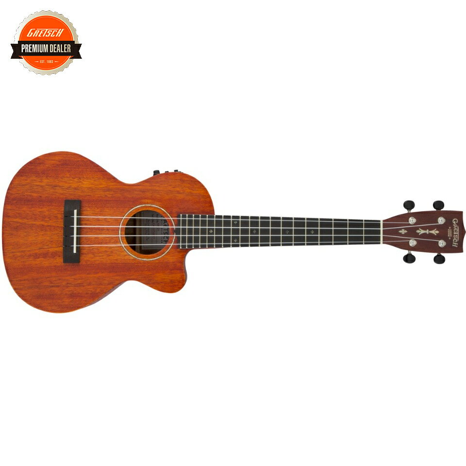 Gretsch/G9121 A.C.E. Tenor Ukulele with Gig Bag, Acoustic / Cutaway / Electric Honey Mahogany Stain【受注生産】【送料無料】