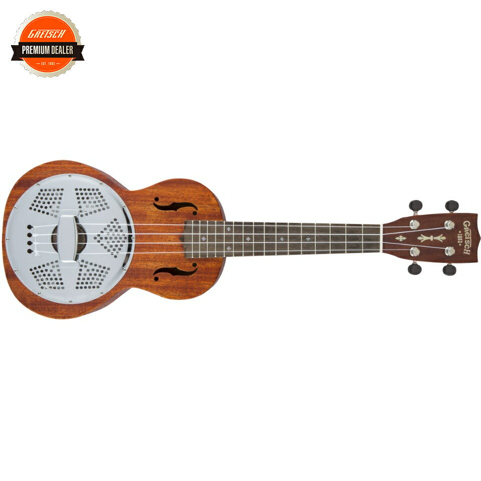 Gretsch/G9112 Resonator-Ukulele with Gig Bag Honey Mahogany Stain【受注生産】【送料無料】