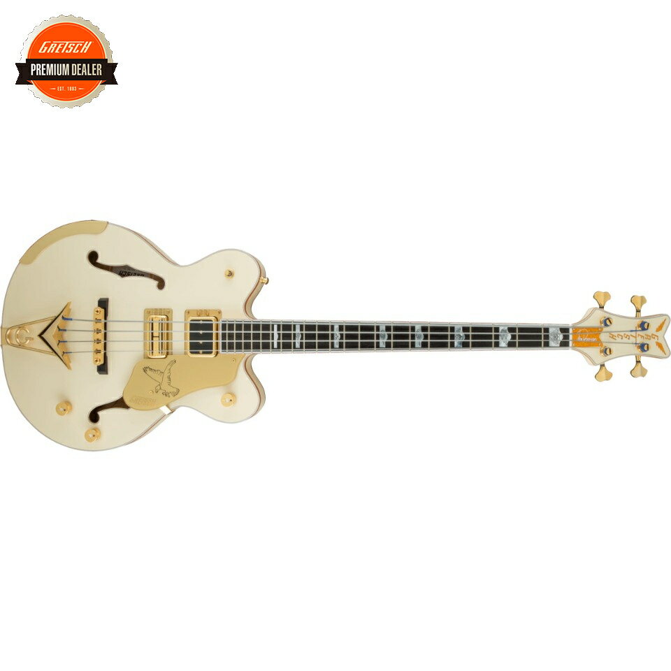 Gretsch/G6136B-TP Tom Petersson Signature 4-String Bass Aged White【受注生産】【送料無料】