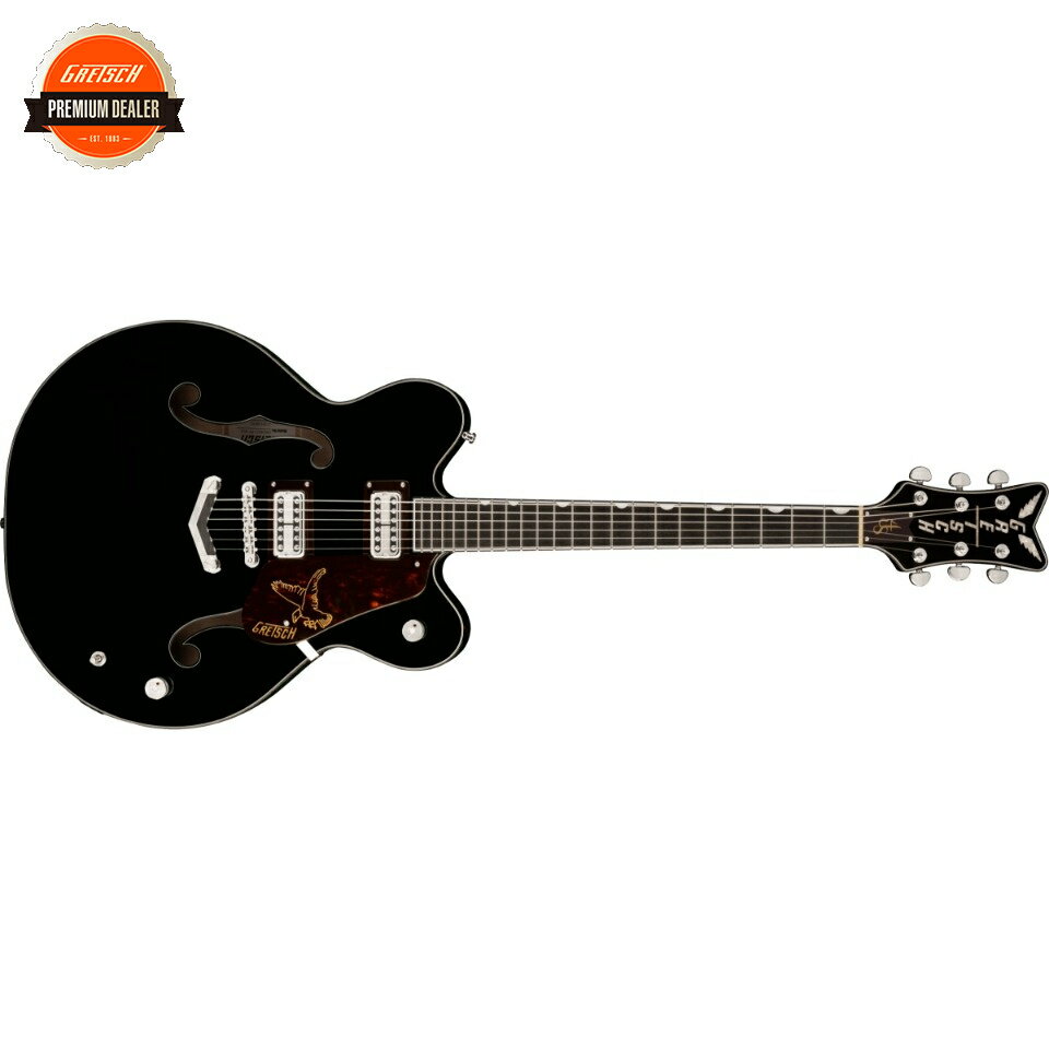 Gretsch/G6136-RF Richard Fortus Signature Falcon Center Block with V-Stoptail Black【受注生産】【送料無料】
