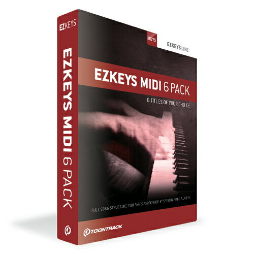 TOONTRACK/EZKEYS MIDI 6PACKyIC[izy݌ɂz