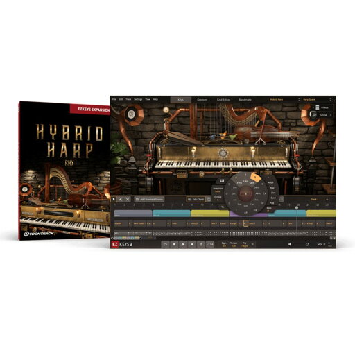 TOONTRACK/EKX - HYBRID HARP【〜08/01 期間限定特価キャンペーン】【EZ KEYSシリーズ拡張音源】【オンライン納品】【在庫あり】 TOONTRACK/EKX - HYBRID HARP【〜08/01 期間限定特価キャンペーン】【EZ KEYSシリーズ拡張音源】【オンライン納品】【在庫あり】