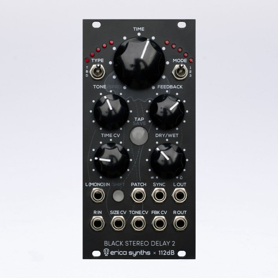 Erica Synths/Black Stereo Delay2【お取り寄せ商品】【WTG】
