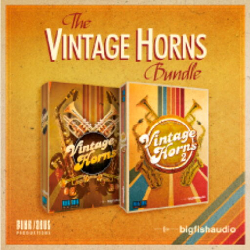 BIG FISH AUDIO/VINTAGE HORNS BUNDLE【オンライン納品】 BIG FISH AUDIO/VINTAGE HORNS BUNDLE【オンライン納品】