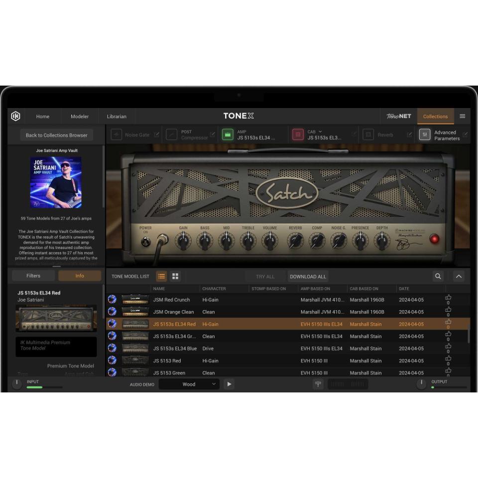 IK Multimedia/Joe Satriani Amp Vault【オンライン納品】
