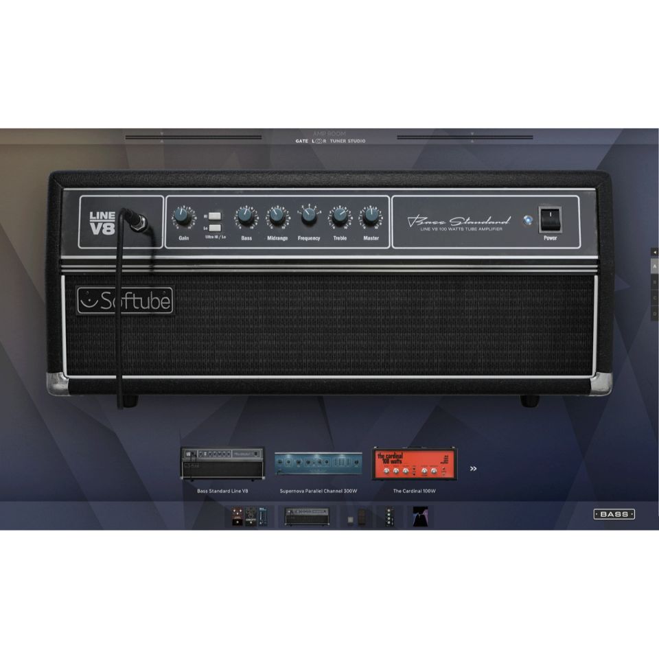 Softube/Amp Room Bass Suite【〜06/10 期間限定特価キャンペーン】【オンライン納品】