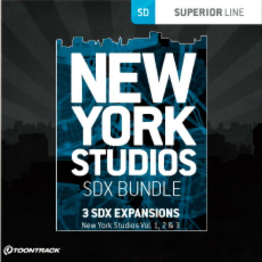 TOONTRACK/SDX BUNDLE - NEW YORK STUDIOS【オンライン納品】【在庫あり】 TOONTRACK/SDX BUNDLE - NEW YORK STUDIOS【オンライン納品】【在庫あり】