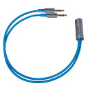 DEKONI AUDIO/Ensemble Cables Y-Split 3.5mmTS ブルー