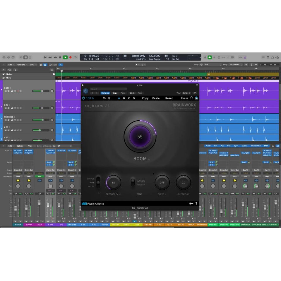 Plugin Alliance/Brainworx bx_boom V3【〜06/30期間限定特価キャンペーン】【オンライン納品】