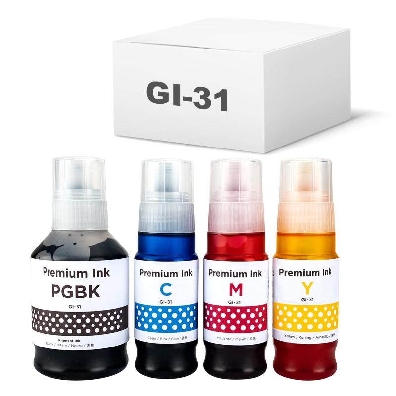 beautiful colour キャノン用 GI-31 4色セット GI-31PGBK GI-31C GI-31M GI-31Y 互換インクボトル 対応機種：G3360