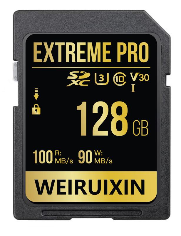 WEIRUIXIN 256G SDカード 4k動画対応 高速SDカード(最大転送速度100MB/s) 耐温度、防水 耐磁 耐X線 静電耐性 超高速転送 日本国内10年正規