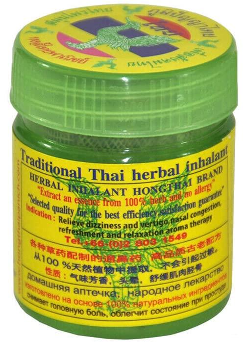Hong Thai 伝統的なタイハーブ吸入剤 ERFRISCHT 抽出物 3個