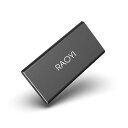 RAOYI 外付けSSD USB3.1 Gen2 ポータブル SSD 転送速度最大450MB/秒PS4動作確認済 超薄型・超高速Type-A/Type-C 耐衝撃 防滴 黒…
