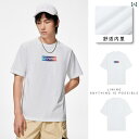 メンズスウェットシャツ 半袖 サマー スポーツ Tシャツ レディース カジュアル カップル ドレス ラウンドネック 白 黒 緑