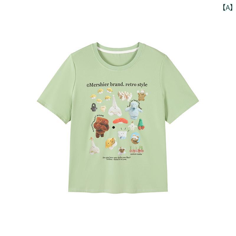 かわいい Tシャツ 大きいサイズ 太った 食べないでください ゆったりとした 若々しい 薄い 白 ラウンドネック