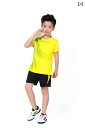 バドミントン ウェア 子供 メンズ レディース 夏 速乾 卓球 トレーニング テニス 競技 スポーツ チーム ユニフォーム 黄色 ピンク 黒
