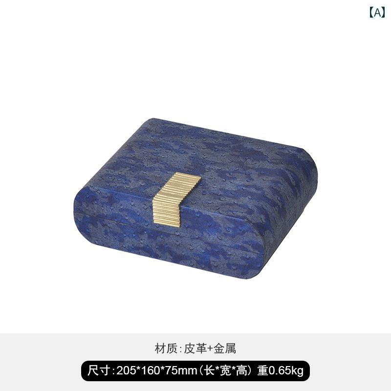 木製 ジュエリー 収納ボックス ホーム ソフト 装飾品 新 中国風 Pu レザー ギフト 包装 綺麗 可愛い おしゃれ 丈夫 頑丈